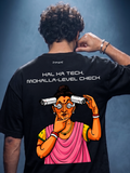 DYNQ Mohalla Mode ON | Men's Oversized Graphic T-Shirt