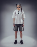 DYNQ Women's Goggles Graphic Oversized T-Shirt – Off White