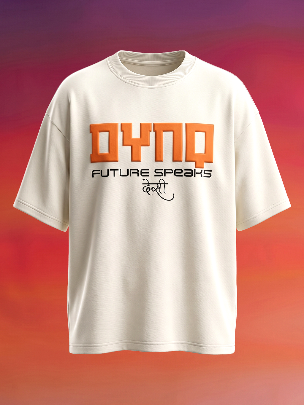 DYNQ Puff: Elevated Essentials | Men's Oversized Puff Print T-Shirt